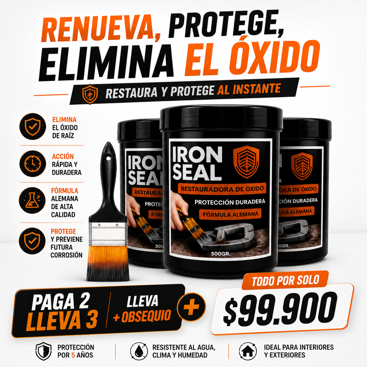 🎨 IRON SEAL ANTIOXIDO X 500ML + OBSEQUIO 🎁