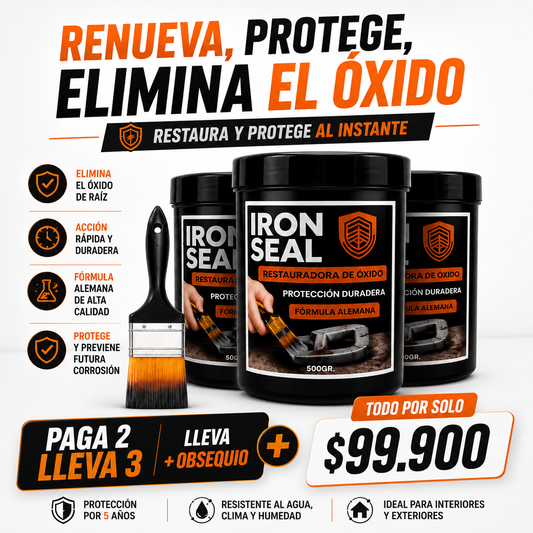 🎨 IRON SEAL ANTIOXIDO X 500ML + OBSEQUIO 🎁